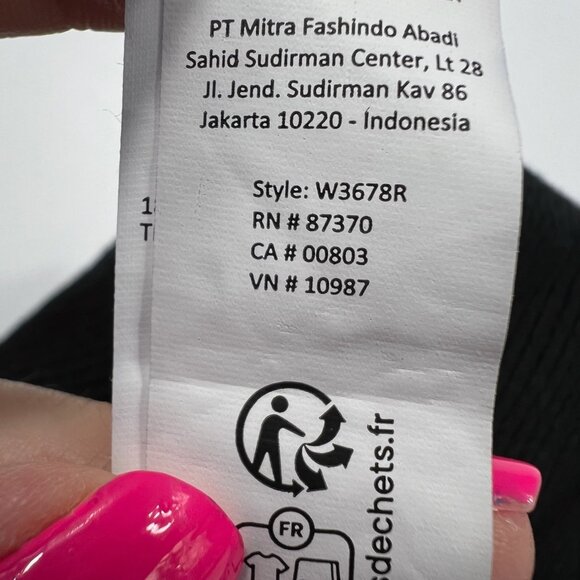 Alo Women's Waffle Weekend Escape Mock Neck Long Sleeve Black Size Medium - Picture 6 of 7